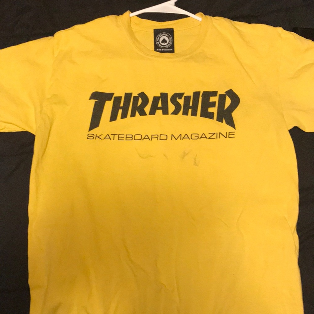 Yellow thrasher tee